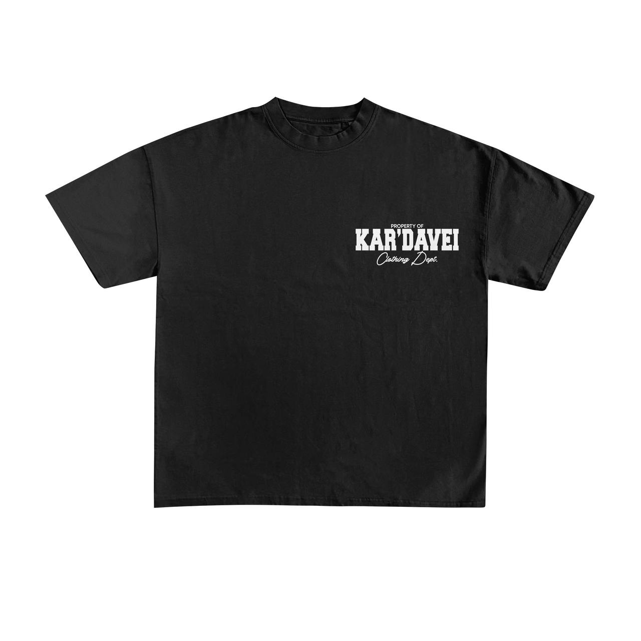 Kar'Davei Heavyweight Luxury Oversized T Shirt Black